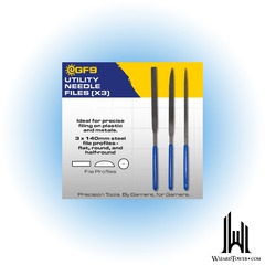 HOBBY TOOLS: UTILITY NEEDLE FILES 3CT